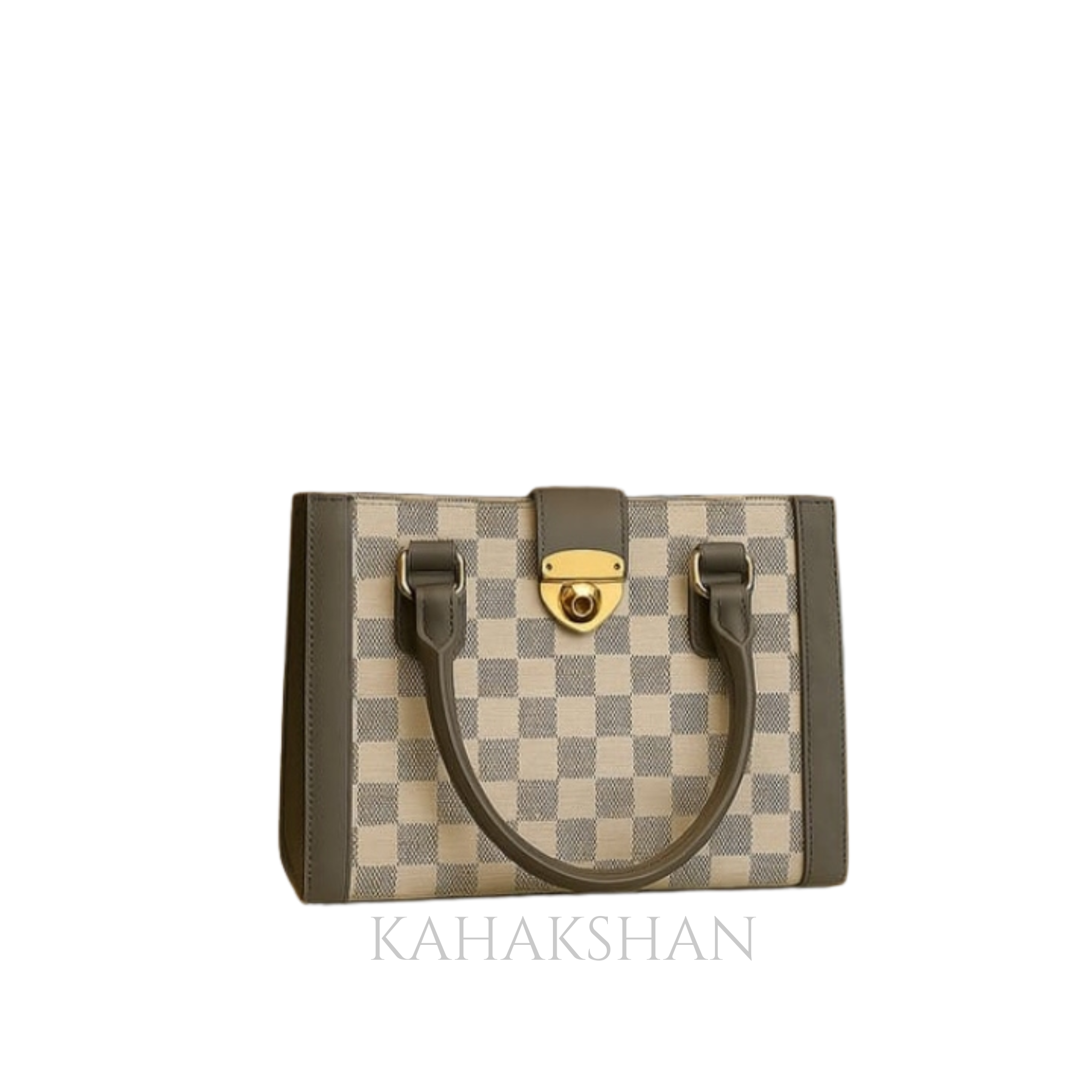 Elegant Leather shoulder with Gold Accents